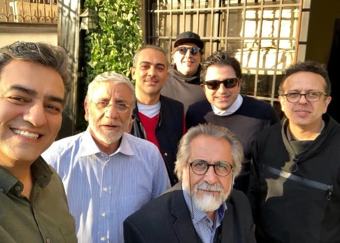 سام نوری در پشت صحنه دیوار به دیوار سام نوری دیوار به دیوار 